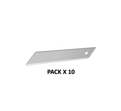PACK 10 LAMES DE CUTTER 18 MM INOX