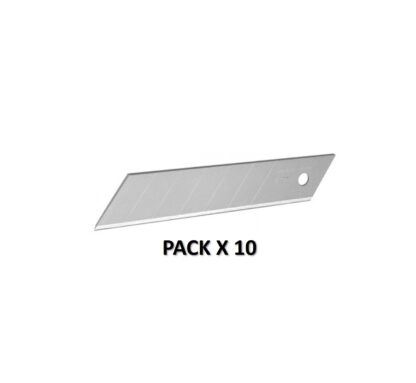 PACK 10 LAMES DE CUTTER 25 MM INOX