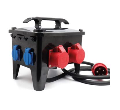 COFFRET ELECTRIQUE DE CHANTIER - 4x2P+T - 3x3P+N+T avec arrêt d’urgence