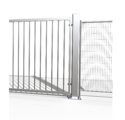 • PORTAIL 2 VANTAUX POUR CLOTURE BARRIERE BTP – Image 2