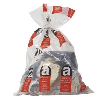 • SAC A DECHETS POLYETHYLENE POUR L'AMIANTE - LOT X100