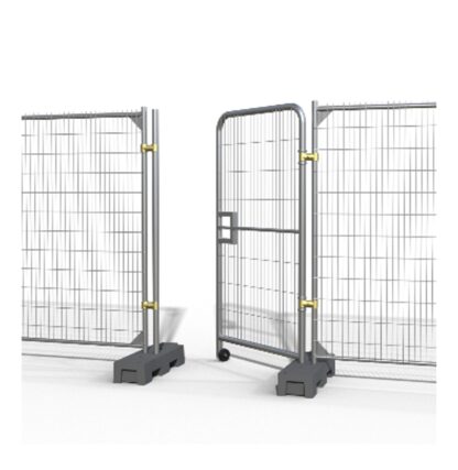 • PORTILLON 1 VANTAIL POUR CLOTURE BARRIERE BTP – Image 2