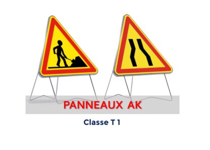 • PANNEAU DE SIGNALISATION TYPE AK - CLASSE T1